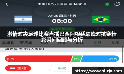 激情对决足球比赛直播巴西阿根廷巅峰对抗赛精彩瞬间回顾与分析